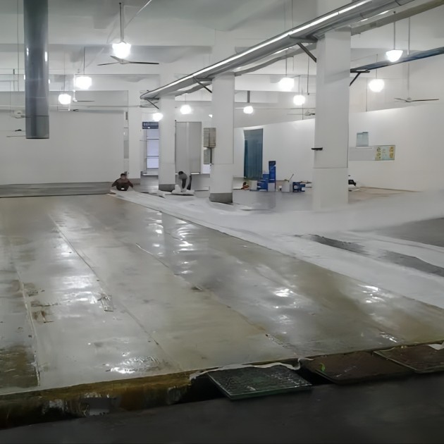 韶关防腐蚀地坪,环氧玻纤地坪，玻纤工业地坪，环氧玻纤布地坪,乙烯基玻纤布地坪产品图3